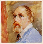 John, Augustus , Autoritratto in giacca blu