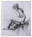 John, Augustus , Seated nude