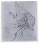 Anonimo , John, Augustus - sec. XX - Seated Woman