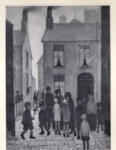Lowry, Lawrence Stephen , A courtyard -