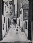 Lowry, Lawrence Stephen , old street in Berwick on Tweed"" -