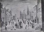 Lowry, Lawrence Stephen , The village street -