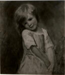 Merton, , - Ritratto di bambina con vestito bianco