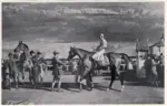 Munnings, Sir Alfred , After the Race, Cheltenham Saddling