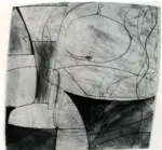 Nicholson, Ben , Still Life with apple and glass