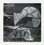 Richards, Ceri , Red Interior with Music by Albeniz