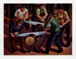 Roberts, William , Sawing Wood