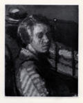 Sickert, Walter Richard , A Girl by a Bed