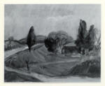 Anonimo , Smith, Matthew - sec. XX - Landscape near Aix-en-Provence
