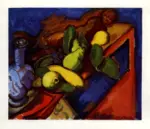 Smith, Matthew , Blue Vase with Fruit