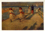 Steer, Philip Wilson , Girls running: Walberswick Pier -