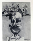 Sutherland, Graham , Head with Bougainvilia -
