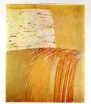 Tisdall, Hans , Cornfield with cliff -