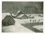Van Ieperen, J.H. , Paesaggio invernale -