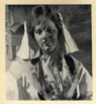 Zorn, Anders , Kari, a mora peasant girl