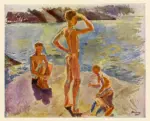 Heiberg, Jean , Boys bathing