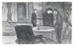 Munch, Edvard , Scena da Ibsen's "Ghosts"