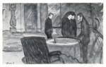 Munch, Edvard , Scena da Ibsen's "Ghosts"