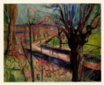 Anonimo , Munch, Edvard - sec. XX - Landscape (Jeloy Moss)