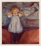 Munch, Edvard , Bambina spaventata