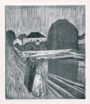 Munch, Edvard , Mädchen auf der Brücke