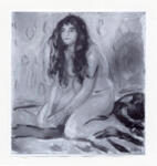 Munch, Edvard , Kneeling Nude