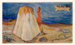 Munch, Edvard , Mädchen am meer