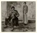 Rheinisches Bildarchiv , Munch, Edvard - sec. XX - Figure in un interno