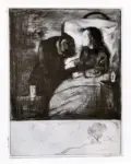 Munch, Edvard , Ragazza malata