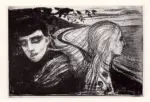 Munch, Edvard , Un uomo e una donna su una strada
