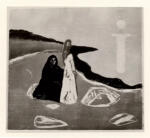 Munch, Edvard , - Due donne sulla riva