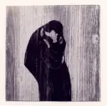 Munch, Edvard , Bacio