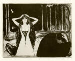Munch, Edvard , Un uomo e una donna tra gli alberi