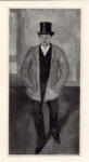 Munch, Edvard , Figura maschile con cappello