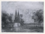 Jongkind, Johan Barthold , Eglise de Village -