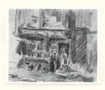Jongkind, Johan Barthold , Boutique à l'Angle d'une Rue (recto); Mer agitée dans un Port (verso)