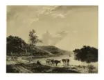 Koekkoek, Barend Cornelis , Paesaggio rurale