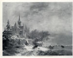 Kruseman, Frederick Marianus , A winter scene -