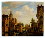 Van Hove, Bartholomeus Johannes , - Scena di vita olandese