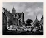 Van Hove, Bartholomeus Johannes , Ansicht einer holländischen Stadt.