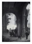 Van Hove, Bartholomeus Johannes , A Dutch Street Scene -