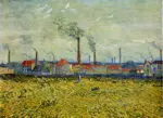 Van Gogh, Vincent , Factories at Clichy