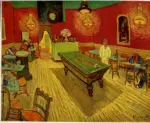 Van Gogh, Vincent , Interno di caf&egrave; ad Arles di notte