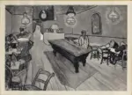 Van Gogh, Vincent , Interno di caff&egrave; di notte