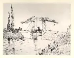 Van Gogh, Vincent , Pont de Langlais &agrave; Arles