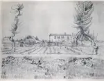 Van Gogh, Vincent , Le labour dans les champs &agrave; Arles
