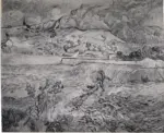 Van Gogh, Vincent , Landscape at Saint-Remy