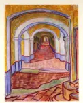Van Gogh, Vincent , Corridoi de L'Hopital de Saint R&eacute;my