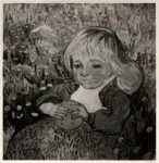 Van Gogh, Vincent , Petite fille &agrave; l'orange