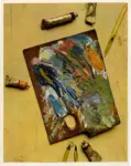 Van Gogh, Vincent , Palette de Vincent Van Gogh